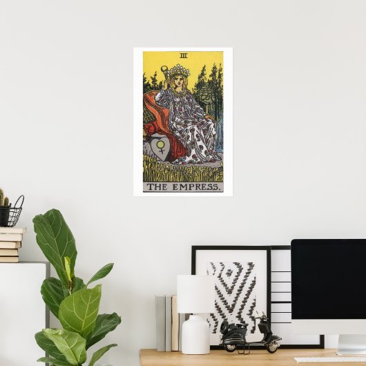 Het Poster Empress Tarot Kaart (Thuiskantoor)