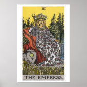 Het Poster Empress Tarot Kaart (Voorkant)
