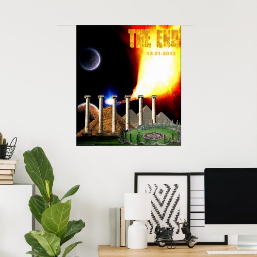 Het Poster End Mayan Calendar (Thuiskantoor)