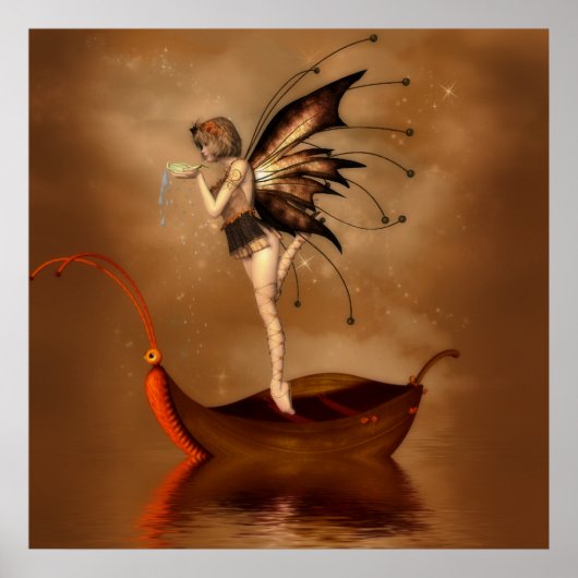 Het Poster Fairy Boat (Voorkant)