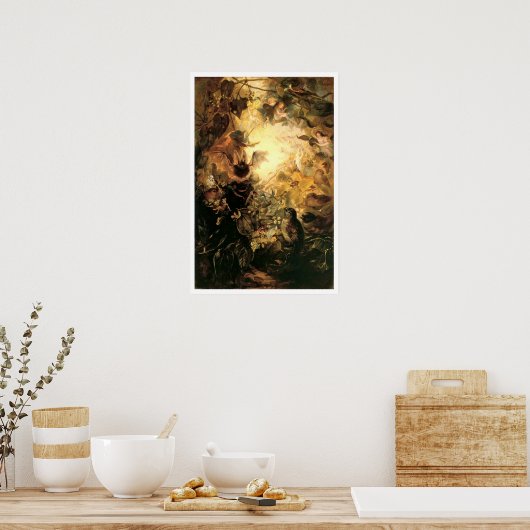 Het Poster Fairy Haunt van Florence Vernon (Keuken)