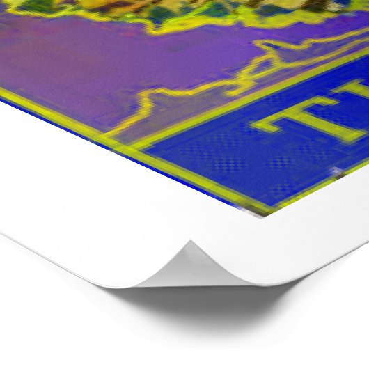 Het Poster Fool Tarot Kaart Psychedelic (Hoek)