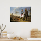Het  Poster Fox Hunt England (Keuken)