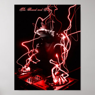 Het poster Geluid en Furie