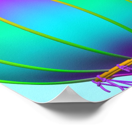 Het Poster GiggleBelly Train 18x18 (Hoek)