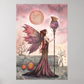 Het Poster Golden Dragon Fantasy Fairy (Voorkant)