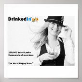Het Poster Happy Hour van het net (Voorkant)