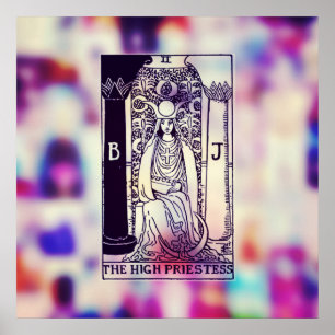 Het Poster Hoge Priestess Tarot Kaart