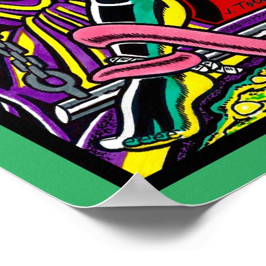 Het Poster "In the Soup" (Hoek)