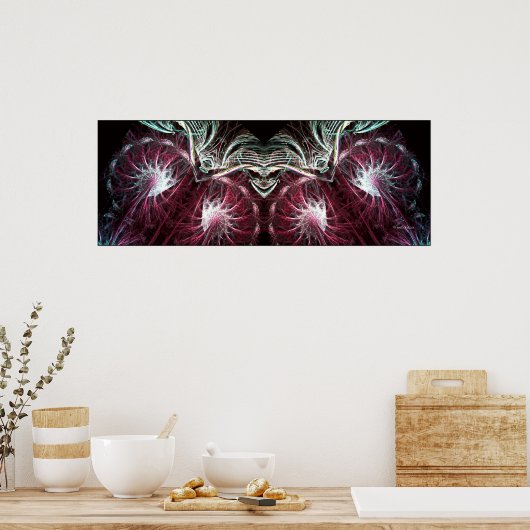 Het Poster Joker Fractal Art (Keuken)