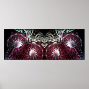 Het Poster Joker Fractal Art