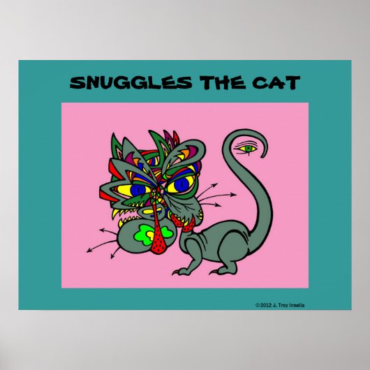 Het Poster Kat voorstellen (Voorkant)