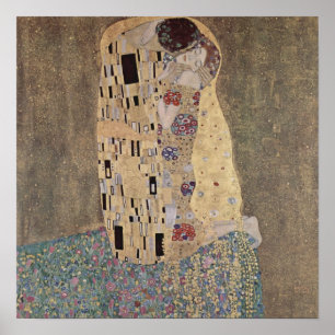 Het Poster Kiss - Gustav Klimt
