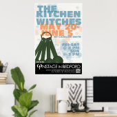 HET Poster KITCHEN WITCHES (Thuiskantoor)