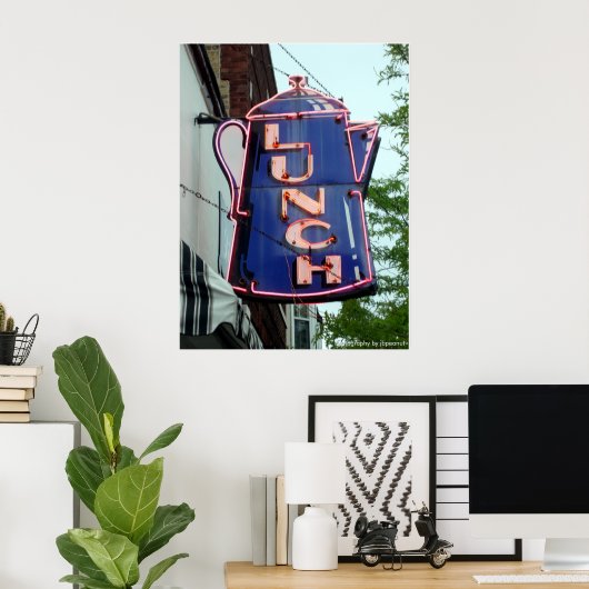 Het poster Koffiepot (Thuiskantoor)