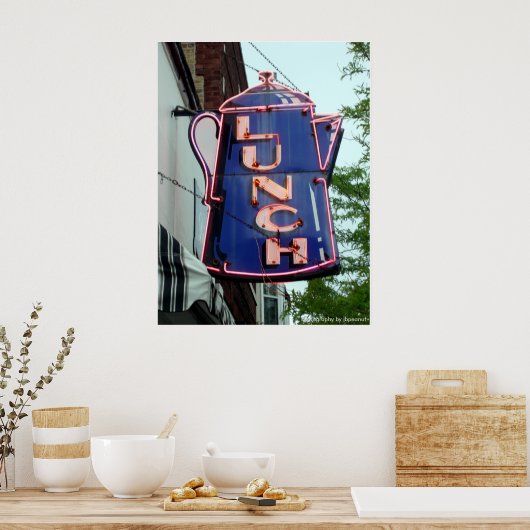 Het poster Koffiepot (Keuken)