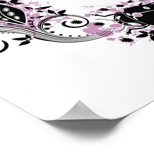 Het Poster Ladybug Life Cycle - Paars (Hoek)