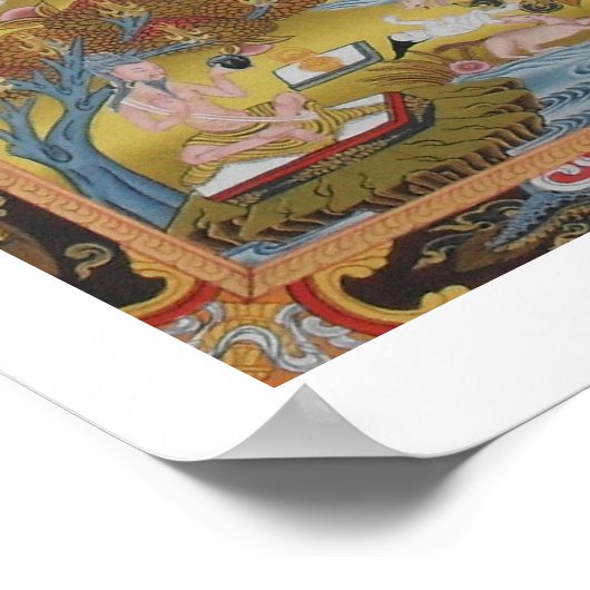 Het Poster Life Mandala van Boeddha (Hoek)