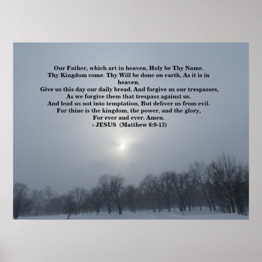 HET POSTER LORDS PRAYER (Voorkant)