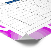 Het Poster met de Violet 70-jaarstip Timling (Hoek)