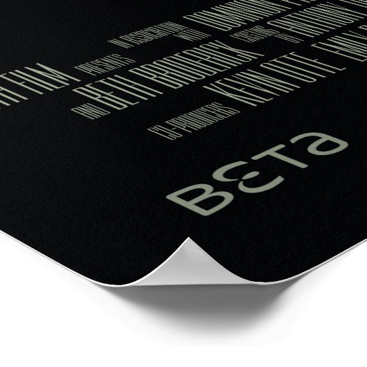 Het Poster "Mevrouw de Herfst van Zuiverheid" (Hoek)