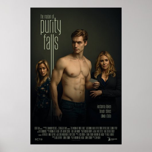 Het Poster "Mevrouw de Herfst van Zuiverheid" (Voorkant)