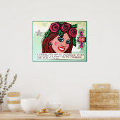 HET poster-MIJN GEHEEL LEVEN KAN WORDEN BESCHREVEN Poster (Keuken)