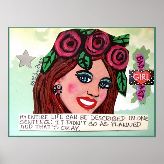 HET poster-MIJN GEHEEL LEVEN KAN WORDEN BESCHREVEN Poster (Voorkant)