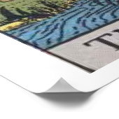 Het Poster Moon Tarot Kaart (Hoek)