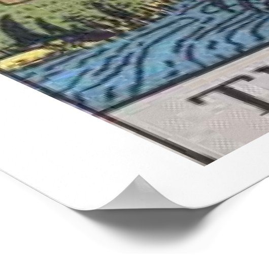 Het Poster Moon Tarot Kaart (Hoek)