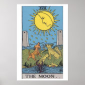 Het Poster Moon Tarot Kaart (Voorkant)