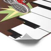 Het Poster Muziek uit halve stappen (Hoek)