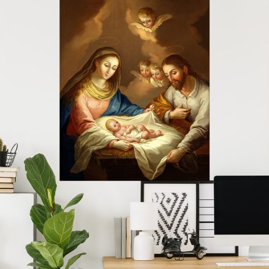 Het Poster Nativiteit Matte Fine Art (Thuiskantoor)