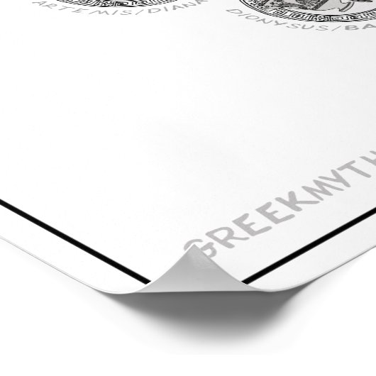 Het Poster Olympians - griekmythcomix (Hoek)