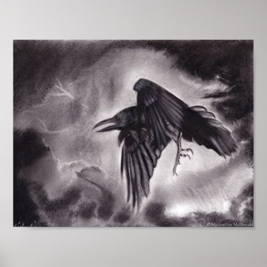 Het Poster Omen Raven (Voorkant)