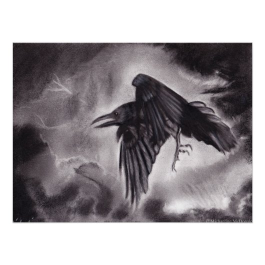 Het Poster Omen Raven (Voorkant)