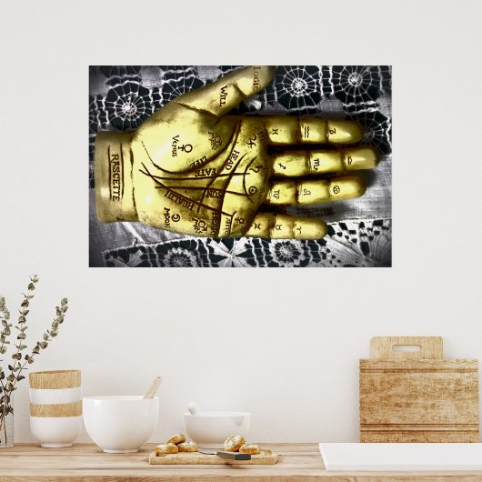 Het Poster Palm Readers (Keuken)