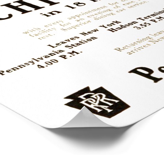 Het  Poster Pennsylvania (Hoek)