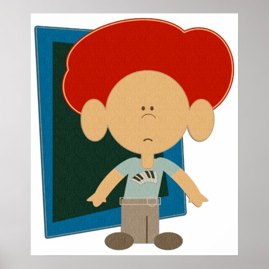 Het Poster Piano Player (Voorkant)