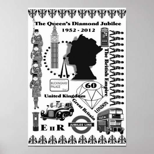 Het Poster Queens Diamond Jubilee (Voorkant)