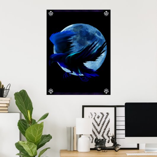 Het poster Raven (Thuiskantoor)