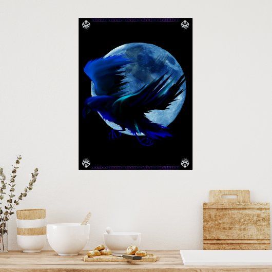 Het poster Raven (Keuken)