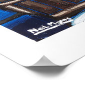 Het Poster Red Tucson Barrio Doorway (Hoek)