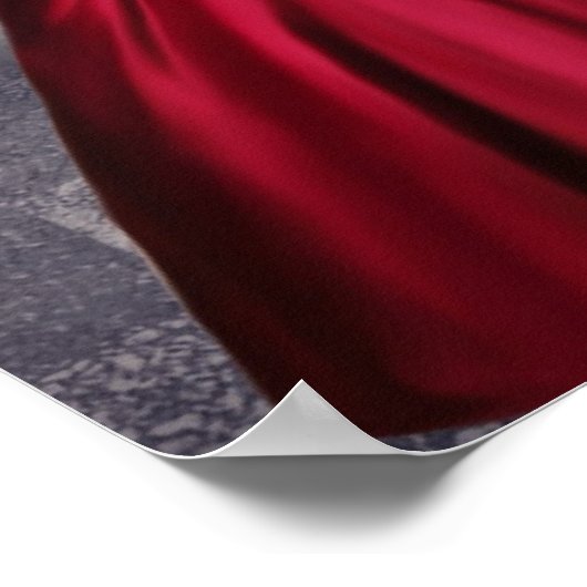 Het Poster Rode Glamour Fairy (Hoek)