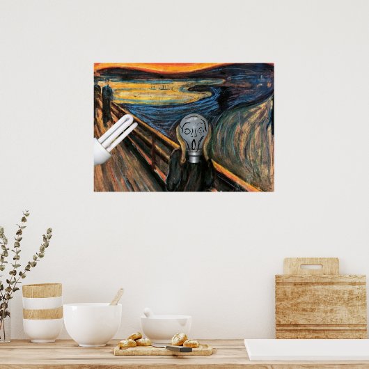 Het Poster Schroeflamp (Keuken)