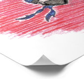 Het Poster Sharpie Ninjas logo (Hoek)