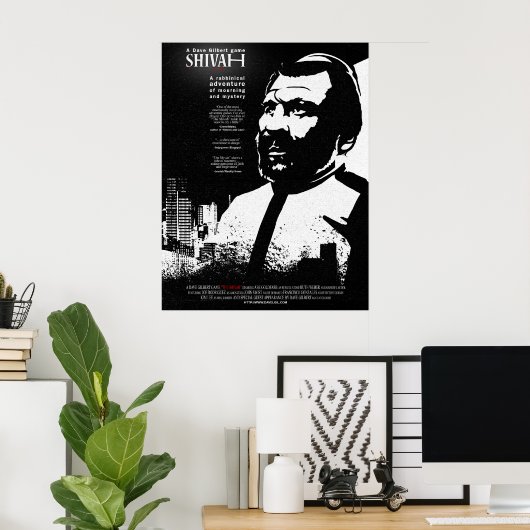 Het poster Shivah (Thuiskantoor)