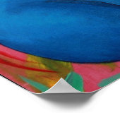 Het Poster Slechte Blauwbeenbak (Hoek)