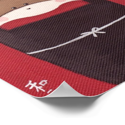 Het Poster Sock Monkey Ninja (Hoek)