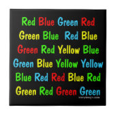 Het Poster Stroop Test Tegeltje (Voorkant)